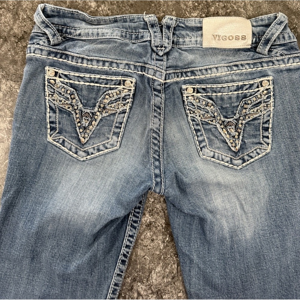 Vigoss The Chelsea Vintage‎ Capri Cropped Denim Jeans Womens Size 5/6 - Picture 4 of 15